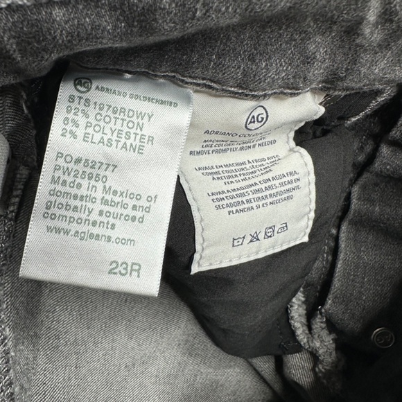 Ag Adriano Goldschmied Women's Alexxis High Rise Vintage Straight Size 23R‎ - Picture 7 of 9